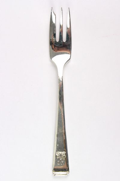 1939-1945 WW2 German Silverware Fork That Belonged To Bernhard Rust The Reich Minister Of Science, Education, And Popular Culture, States Pattern.