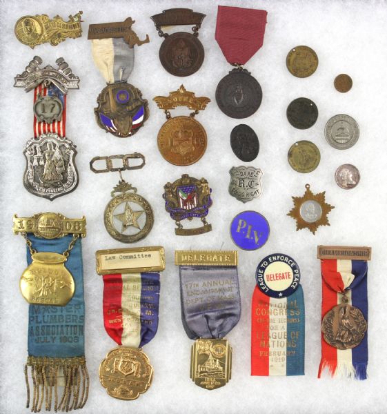 1900 circa Collection of Medals & Coins (23)