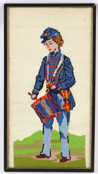 1880s Little Drummer Boy Needlepoint (12x24)