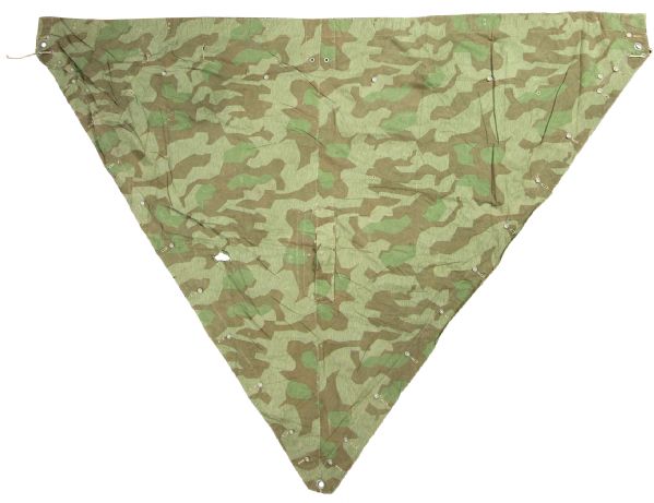 1939-1945 WW2 German Camo Shelter / Tent Half Dated 1941