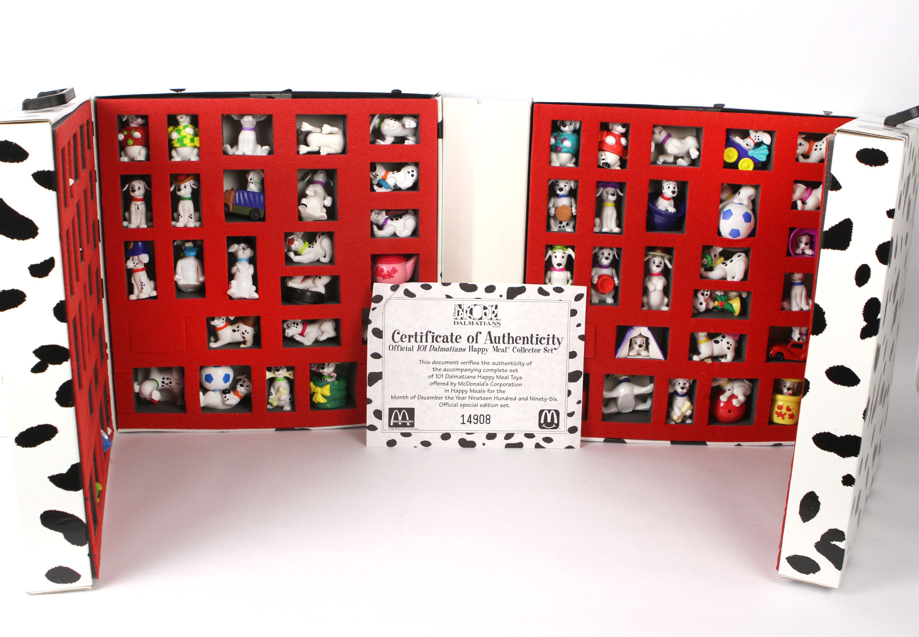 official 101 dalmatians happy meal collector set