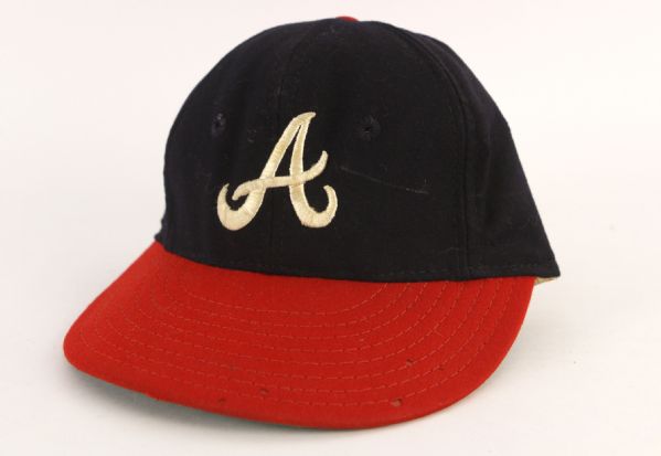 Lot Detail - 1970's circa Atlanta Braves Game Worn Batboy Cap (MEARS LOA)