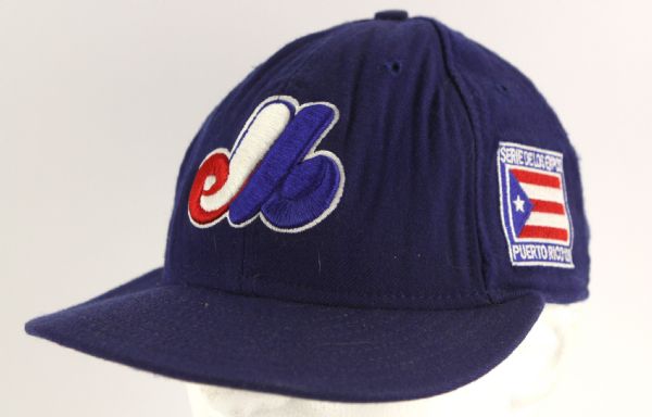 2003 Claudio Vargas Montreal Expos Serie De Los Expos Puerto Rico Cap Hiram Bithorn Stadium (MEARS LOA)