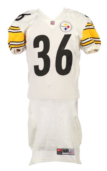 2000 Jerome Bettis Pittsburgh Steelers Game Worn Road Jersey (MEARS LOA)