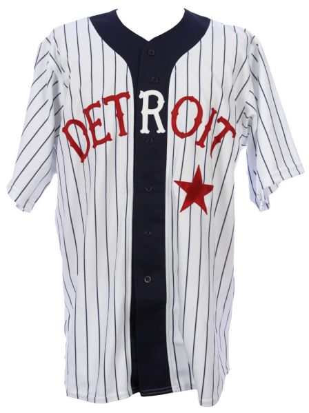2014 (May 24) Joba Chamberlain Detroit Tigers Game Worn Detroit Stars Negro League Tribute Jersey (MEARS LOA/MLB Hologram)