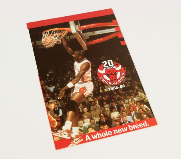 1985-86 Michael Jordan Chicago Bulls Season Ticket Brochure