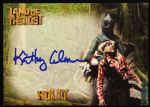 2013 Kathy Coleman Holly w/ Sleestak Land of the Lost Signed Card