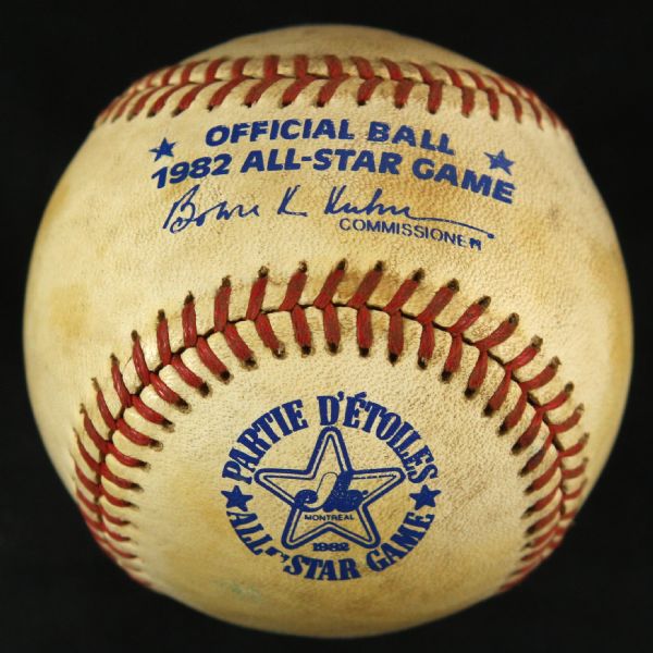 1982 Olympic Stadium OASG Kuhn All Star Game Used Baseball (MEARS LOA)