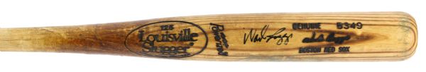 1991-92 Wade Boggs Boston Red Sox Signed Louisville Slugger Professional Model Game Used Bat (MEARS LOA/JSA)