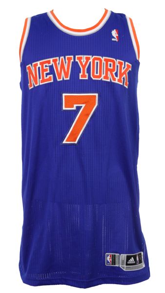 2012-13 circa Carmelo Anthony New York Knicks Home Jersey (MEARS LOA)