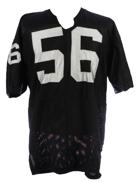 1988 Milt McColl Los Angeles Raiders Game Worn Home Jersey (MEARS LOA)