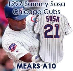 Lot Detail - Sammy Sosa Autographed Chicago Cubs Jersey