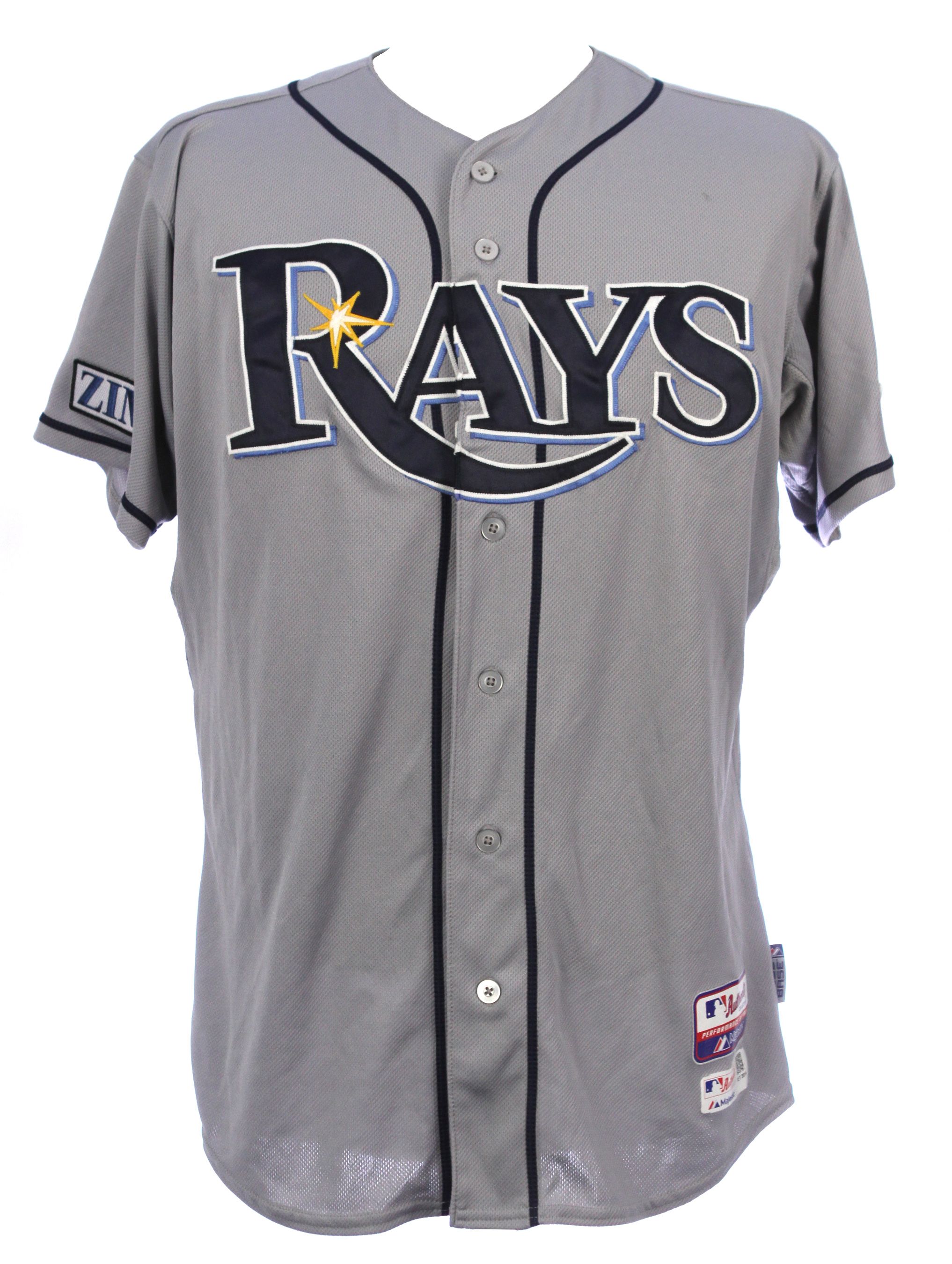 Lot Detail - 2014 (September 27) Jake Odorizzi Tampa Bay Rays Team ...