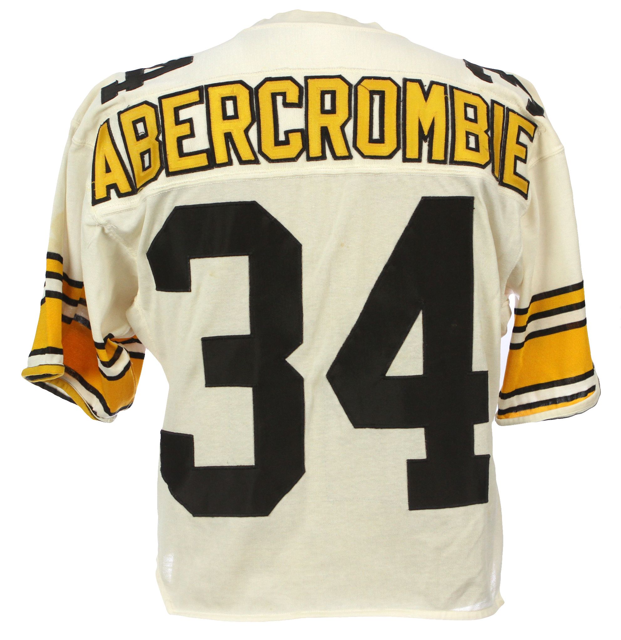 Lot Detail - 1982-87 Walter Abercrombie Pittsburgh Steelers Game Worn Road  Jersey (MEARS LOA)