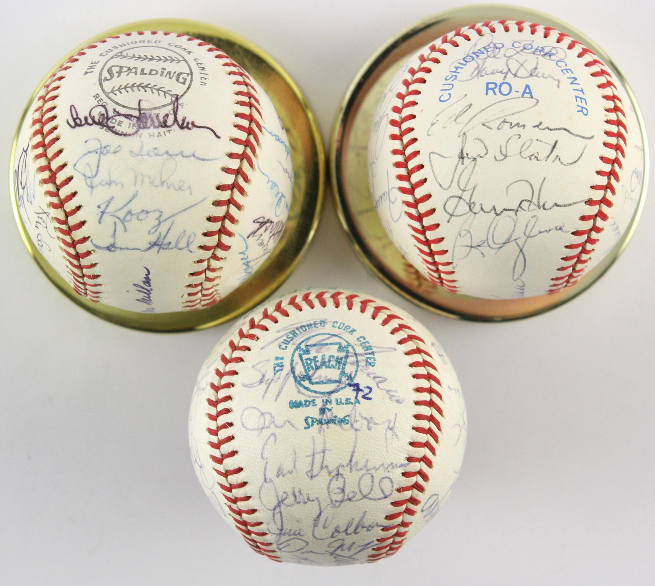 Lot Detail - 1972-82 Milwaukee Brewers New York Mets Team Signed ...