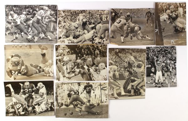 1970s San Francisco 49ers vs. Detroit Lions Examiner Original Wire Photos (15)