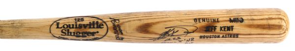 2004 (October 18) Jeff Kent Houston Astros Signed Louisville Slugger Professional Model NLCS Game 5 Used Home Run Bat (MEARS LOA/JSA)