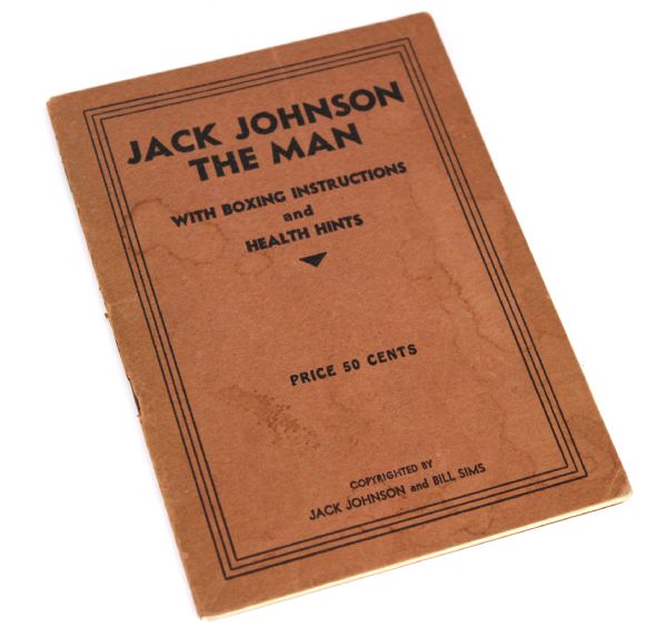 1927 circa Jack Johnson World Heavyweight Champion Signed Boxing Instructions & Health Hints Booklet (JSA Full Letter)