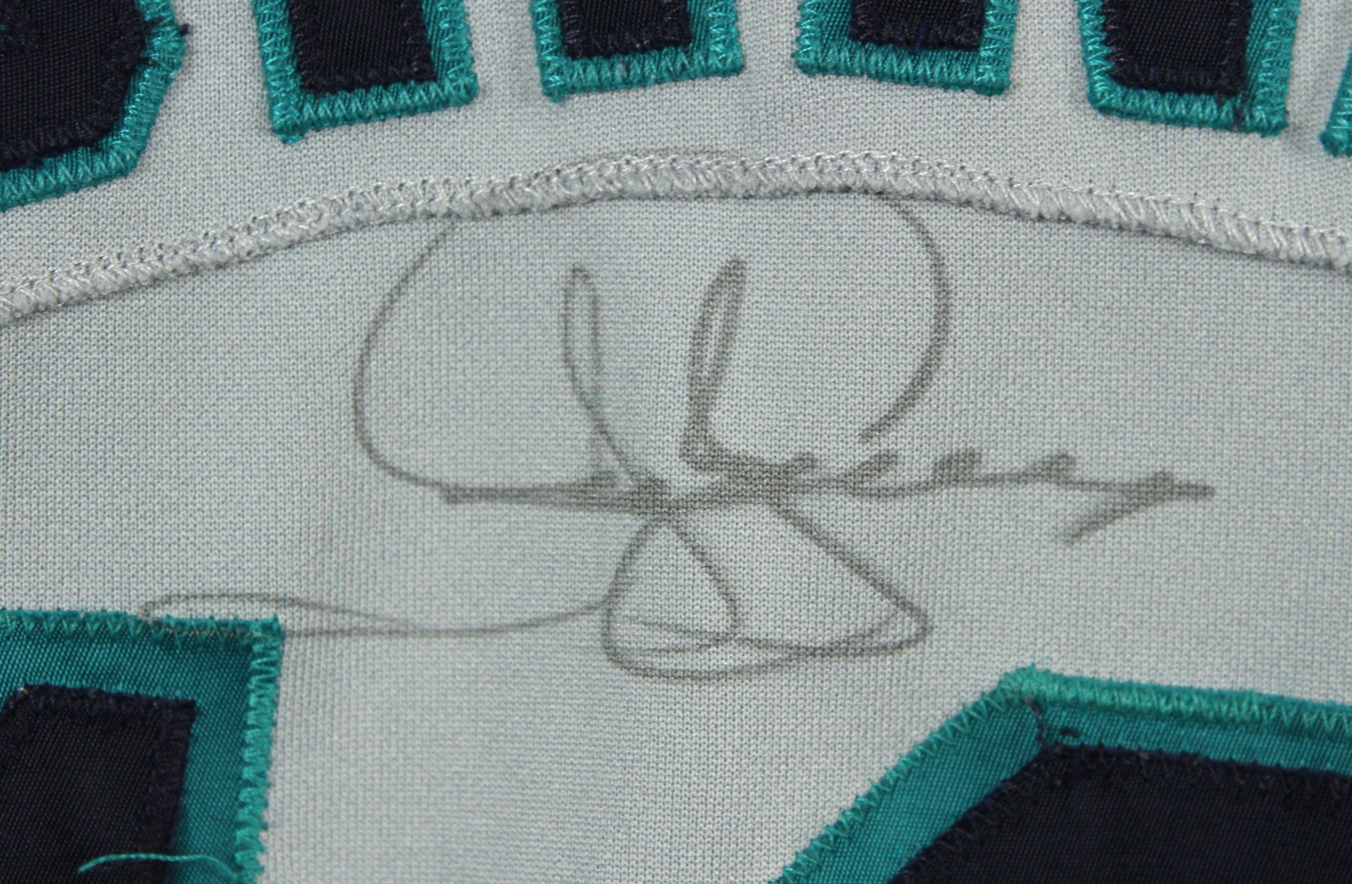 1996 Jay Buhner Game Worn & Signed Seattle Mariners Jersey., Lot #51192