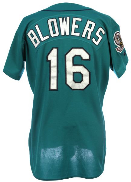 1995 Mike Blowers Seattle Mariners Game Worn Alternate Jersey (MEARS LOA)