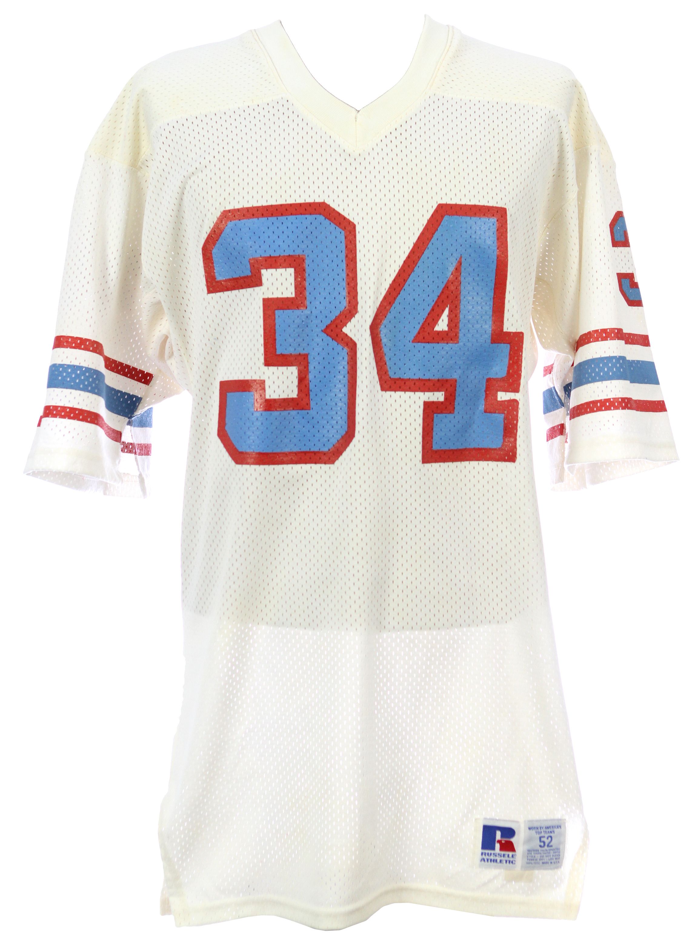 Lot Detail - 1983 circa Earl Campbell Houston Oilers Signed Game