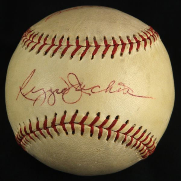 Lot Detail - 1970's Reggie Jackson Athletics/Yankees Single Signed ...