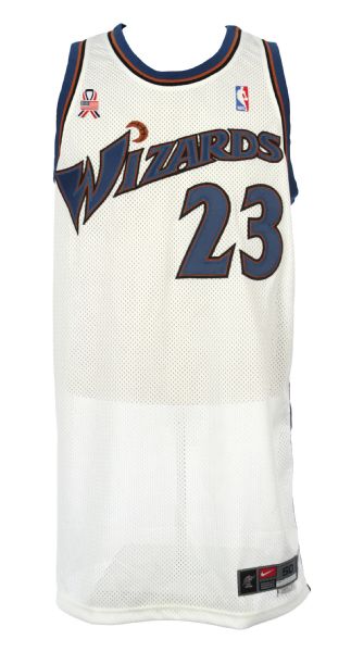 2001-02 Michael Jordan Washington Wizards Home Jersey (MEARS LOA)