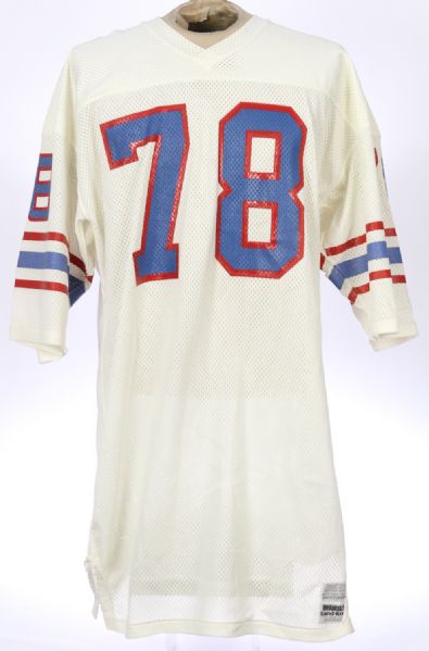 1980 Curley Culp Houston Oilers Game Worn Road Jersey (MEARS LOA)