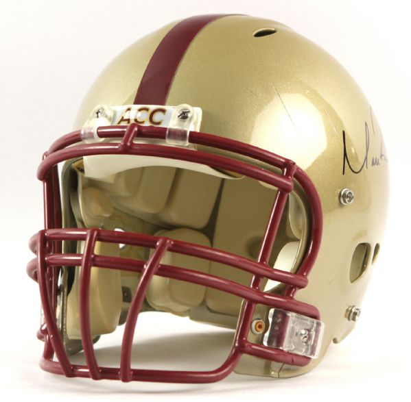 2007 Matt Ryan Boston College Eagles Signed Game Worn Helmet (MEARS LOA/JSA/Charity LOA)