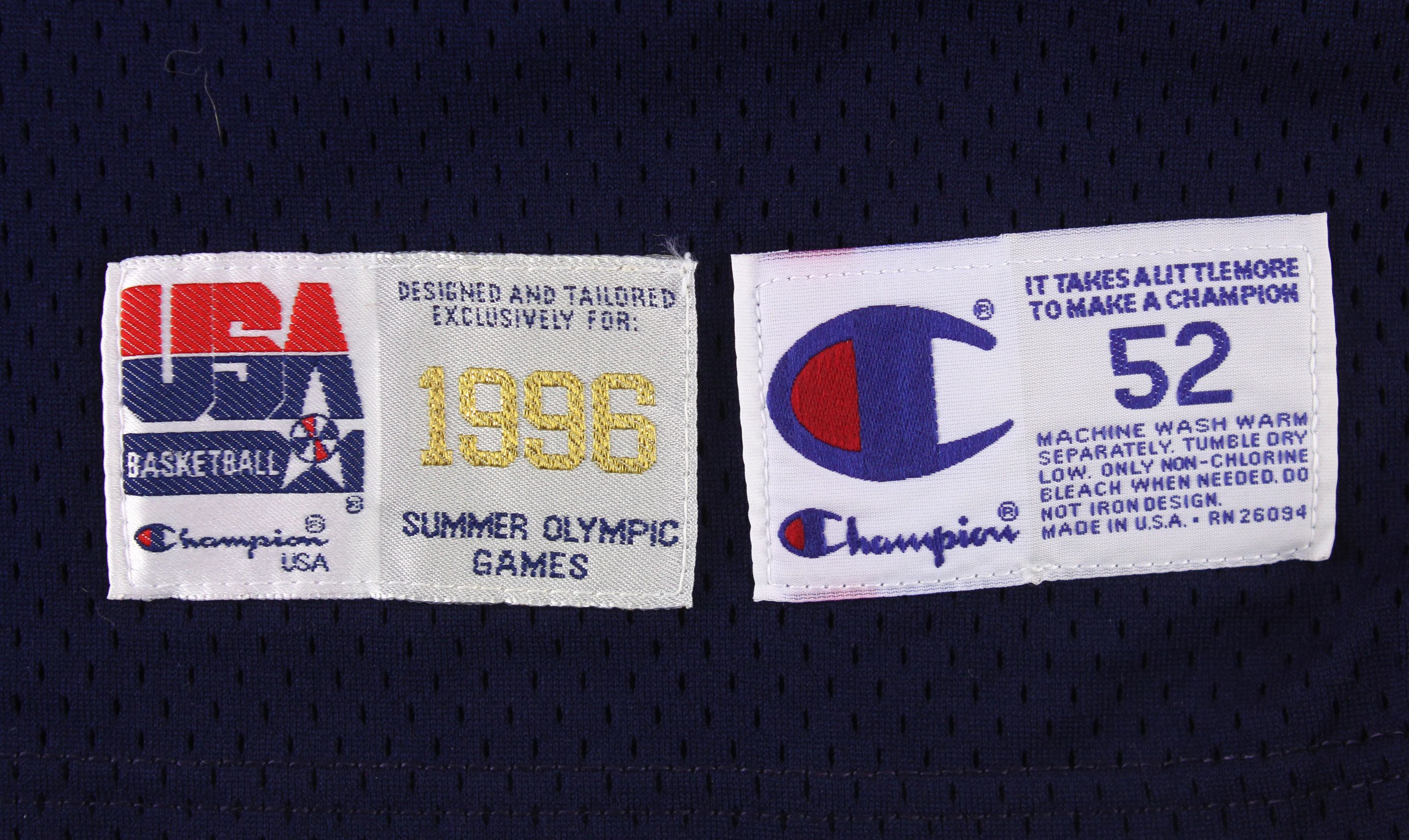 Lot Detail - 1996 Charles Barkley Team USA Game Worn Olympic Basketball ...