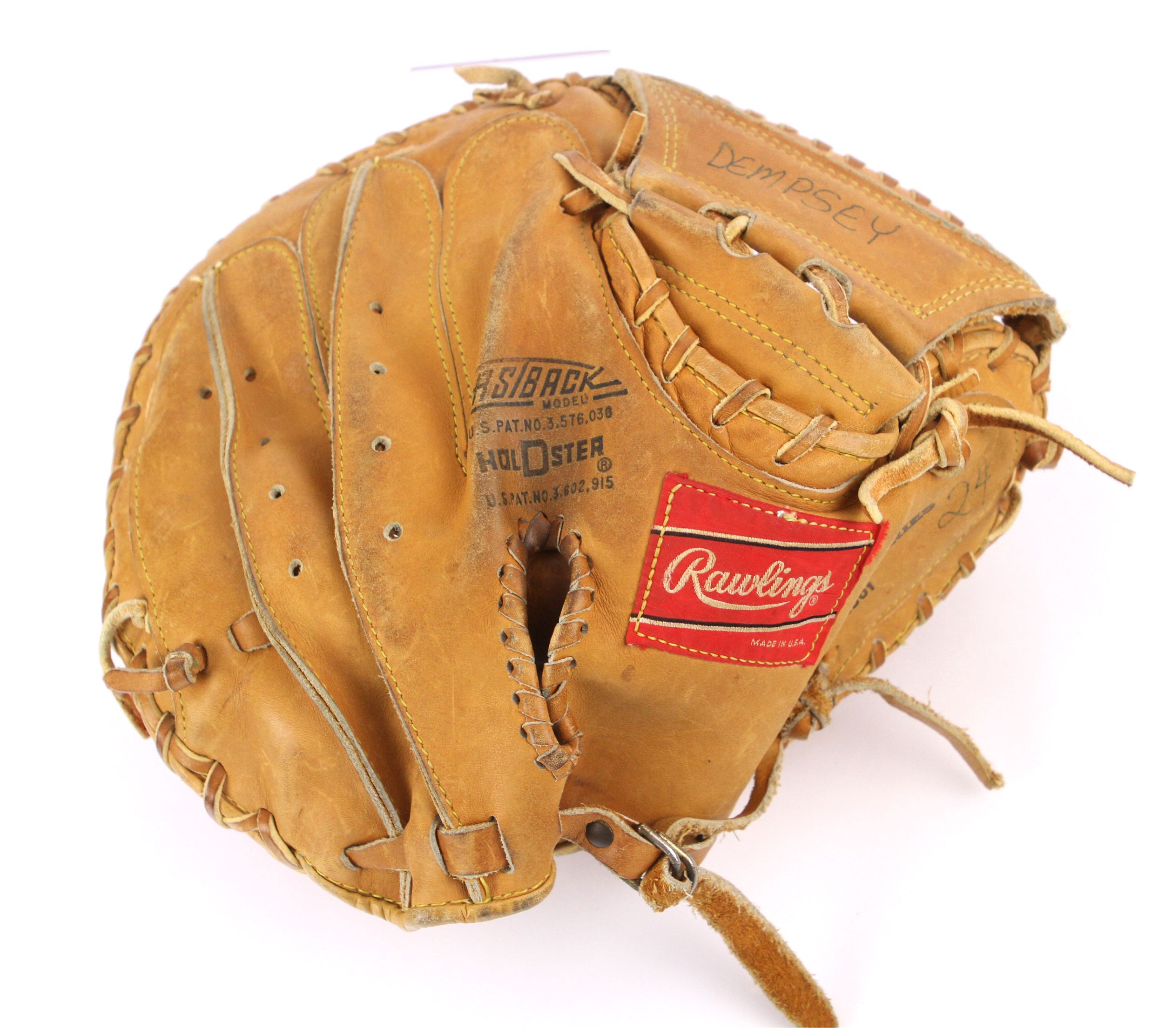 Lot Detail - 1984 Rick Dempsey Baltimore Orioles Game Worn Rawlings Orange  Target Catcher's Mitt Glove (MEARS LOA)