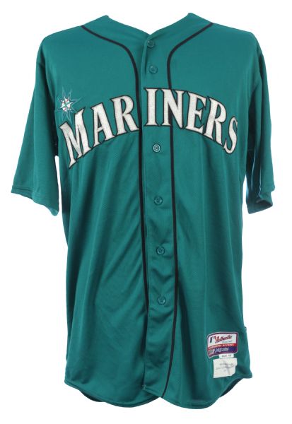 2014 (June 16) Dustin Ackley Seattle Mariners Signed Game Worn Alternate Jersey (MEARS LOA/MLB Hologram)