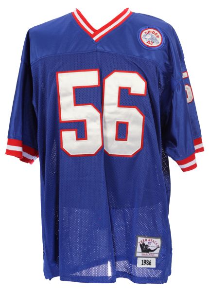 2000s Lawrence Taylor New York Giants Signed Mitchell & Ness 1986 Throwback Jersey *JSA*
