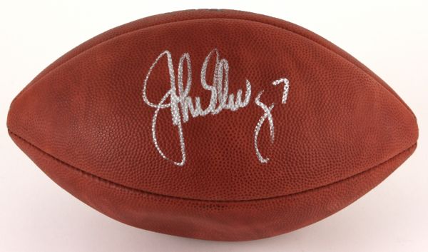 2000s John Elway Denver Broncos Signed Football (JSA)