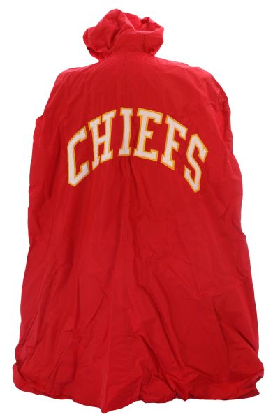 1970s-80s Kansas City Chiefs Game Worn Sideline Cape (MEARS LOA)