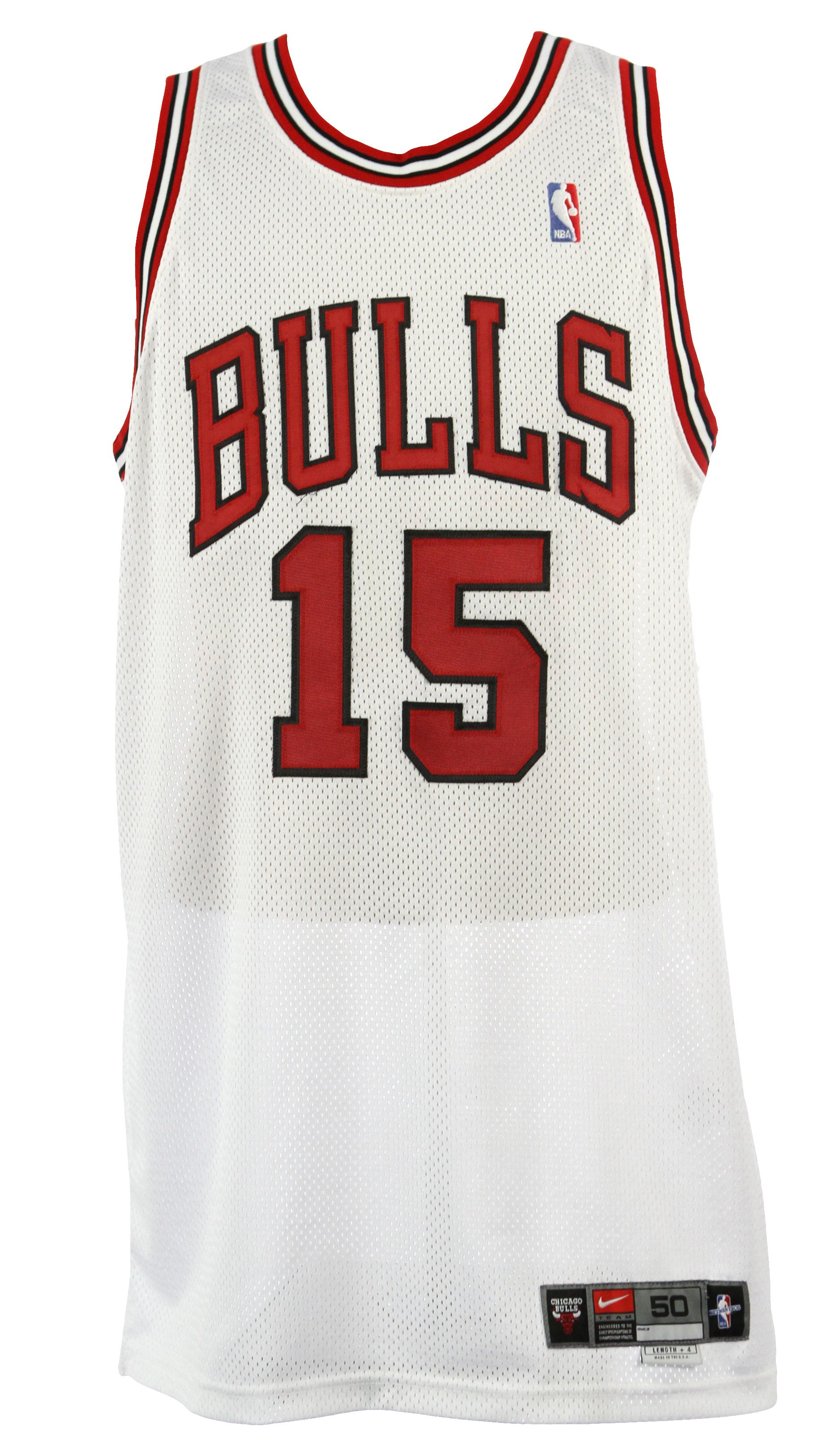 Lot Detail - 2000-01 Ron Artest Chicago Bulls Game Worn Home Jersey ...