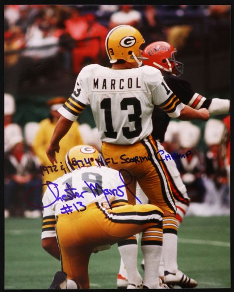 1990s Chester Marcol Green Bay Packers Signed 8" x 10" Photo (JSA)