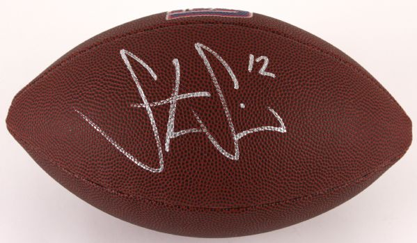 2008 Steve Smith New York Giants Signed Football (JSA)