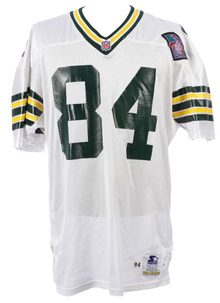 1994 Sterling Sharpe Green Bay Packers Road Jersey (MEARS LOA)