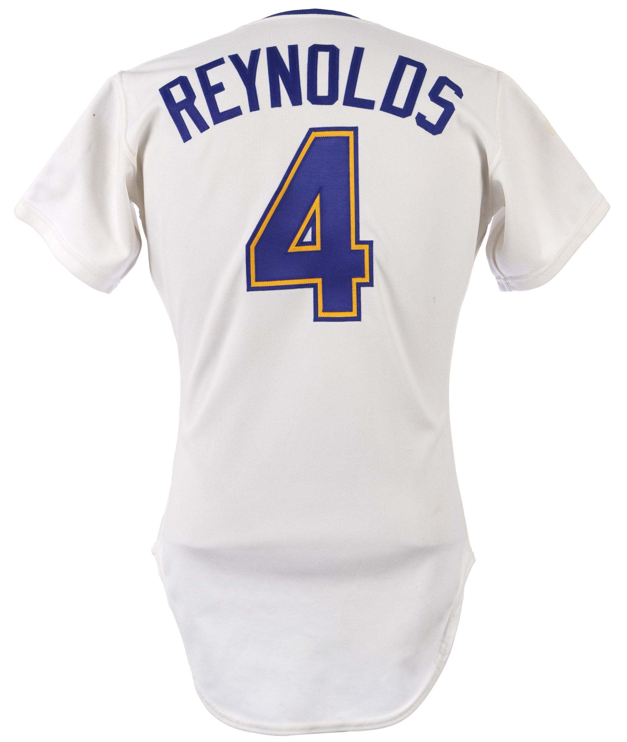 Lot Detail - 1987 Harold Reynolds Seattle Mariners Game Worn Road Jersey  (MEARS LOA)