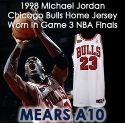 1987-88 Michael Jordan Game Worn Chicago Bulls Jersey, MEARS, Lot #50118