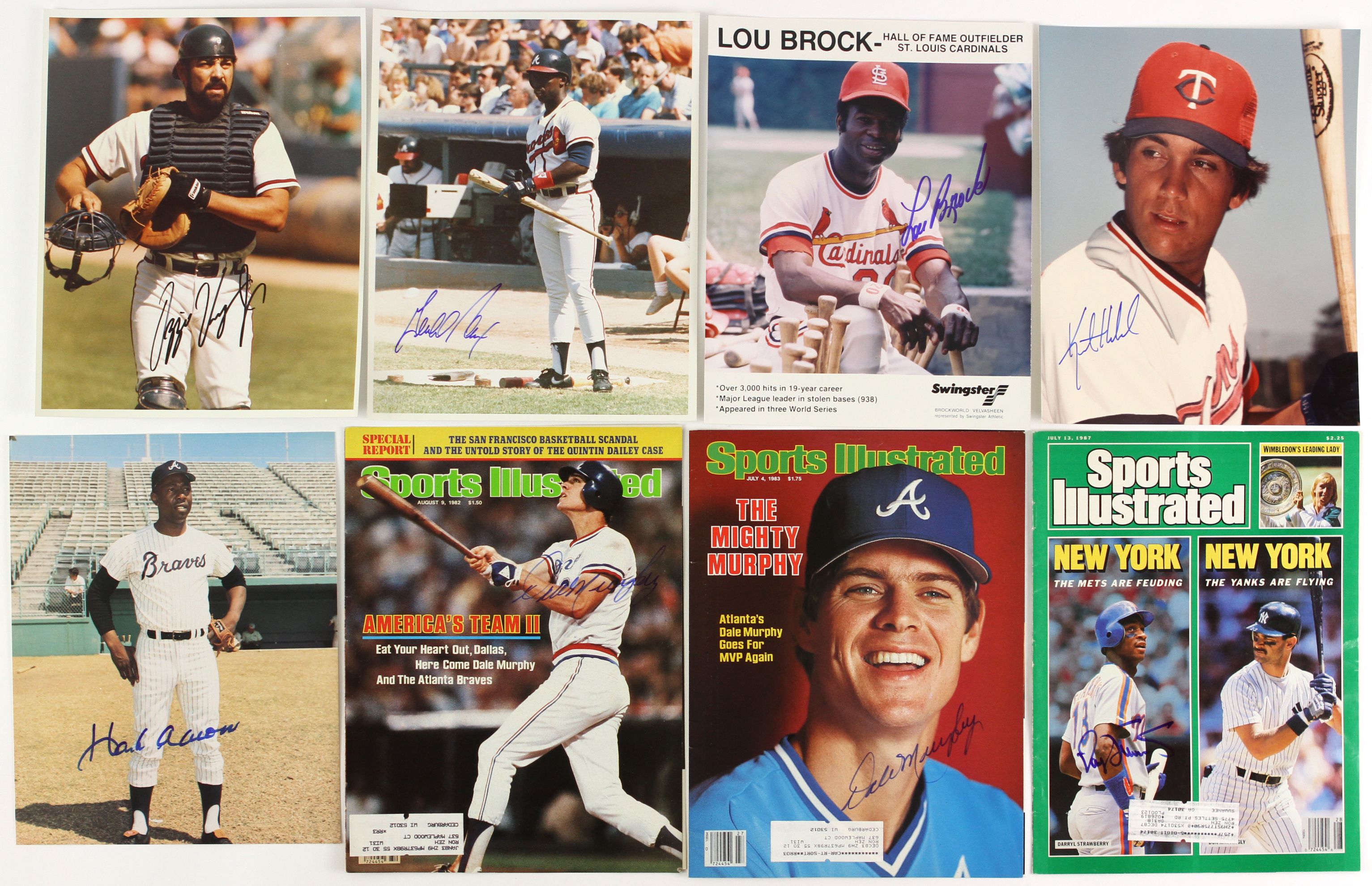 Lot Detail - 1980's MLB Hall of Famers & Stars Signed Collection - Lot ...