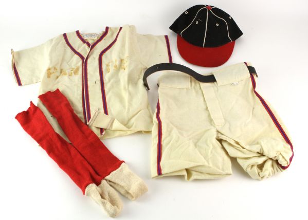 1950s-80s Baseball Uniform & Apparel Collection - Lot of 7