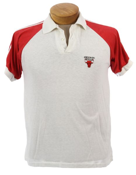 1980s Chicago Bulls Logo 7 Polo Shirt