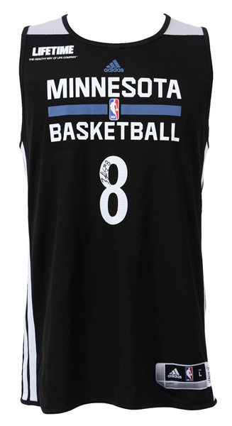 2014 Zach LaVine Minnesota Timberwolves Signed Summer League Game Worn Jersey (MEARS LOA/JSA/Charity COA)