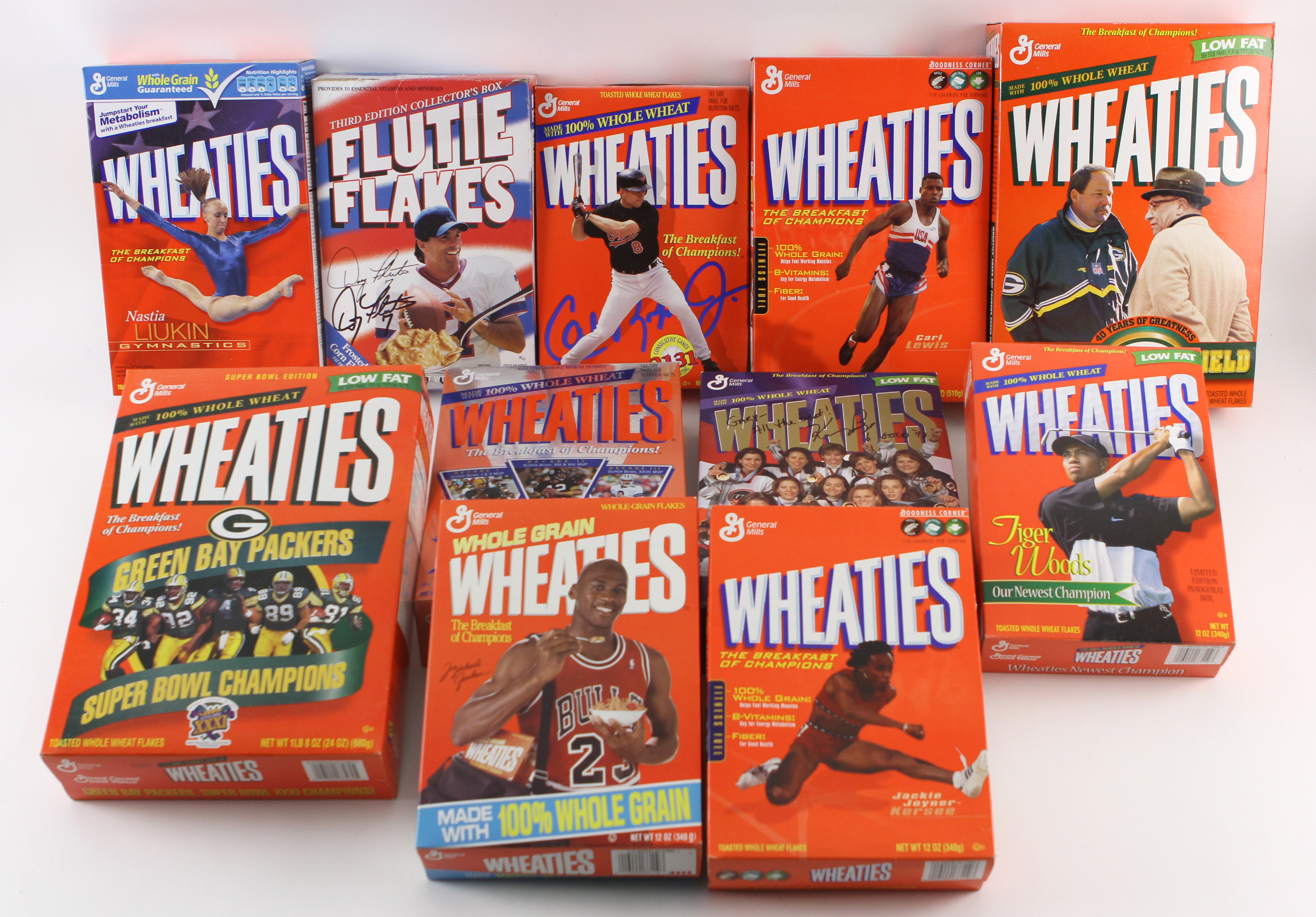 Lot Detail - 11 Boxes of Sealed Wheaties Cereal Michael Jordan, Tiger ...