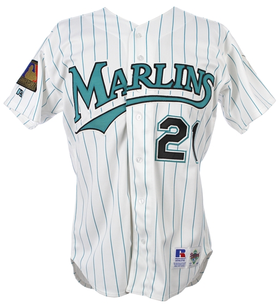 Lot Detail - 1994 Chuckie Carr Florida Marlins Home Jersey (MEARS LOA)