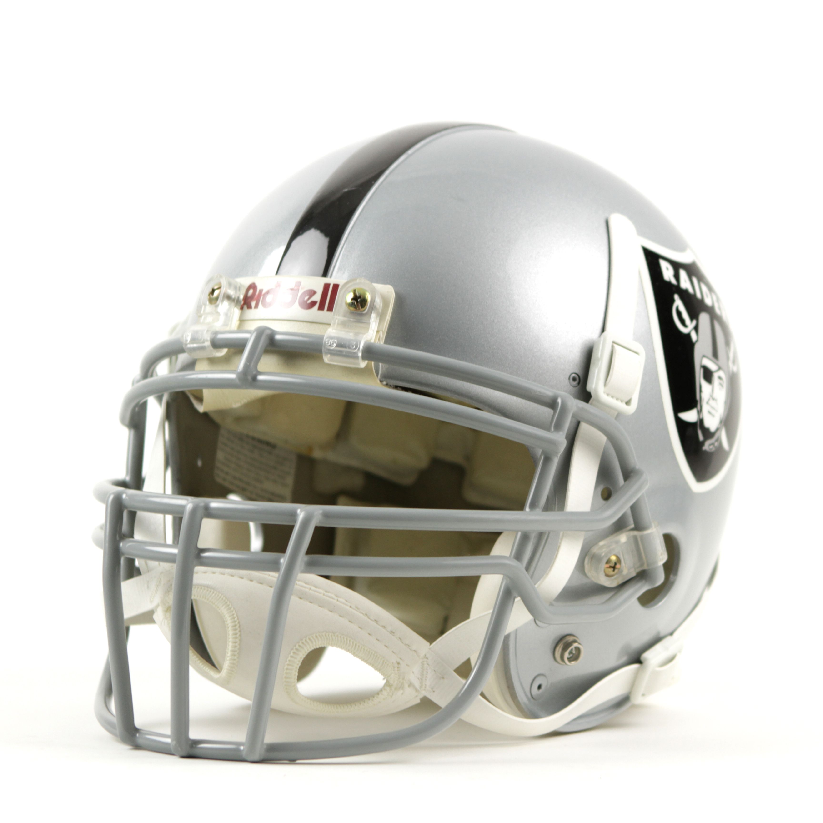 Lot Detail - 1998 Rickey Dudley Oakland Raiders Game Used Helmet (MEARS LOA)