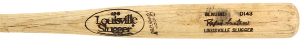 1984-85 Rafael Santana New York Mets Louisville Slugger Professional Model Game Used Bat (MEARS LOA)