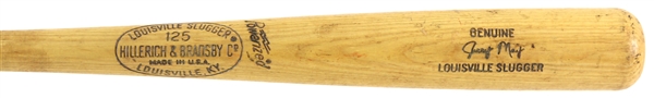 1973 Jerry May New York Mets H&B Louisville Slugger Professional Model Game Used Bat (MEARS LOA)